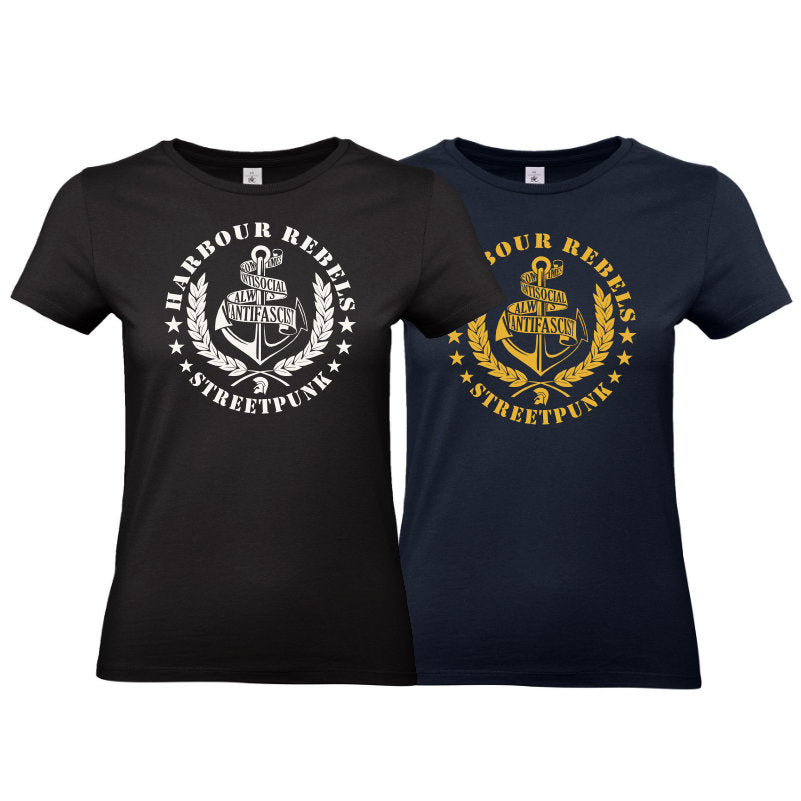 Harbour Rebels Ladies-Shirt - Antifascist Logo