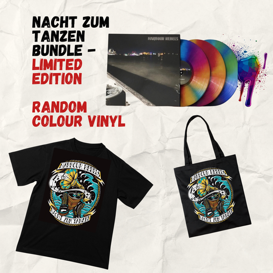 Preorder: Bundle „Nacht zum Tanzen“ I LP-Shirt-Bag | Vinyl-Farbe: random coloured | limited edition