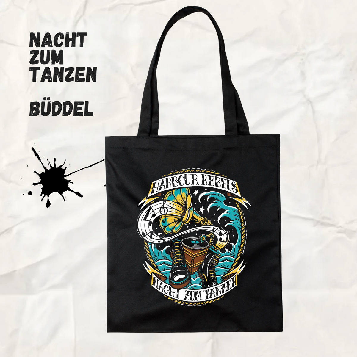 Preorder: Bundle „Nacht zum Tanzen“ I LP-Shirt-Bag | Vinyl-Farbe: Black